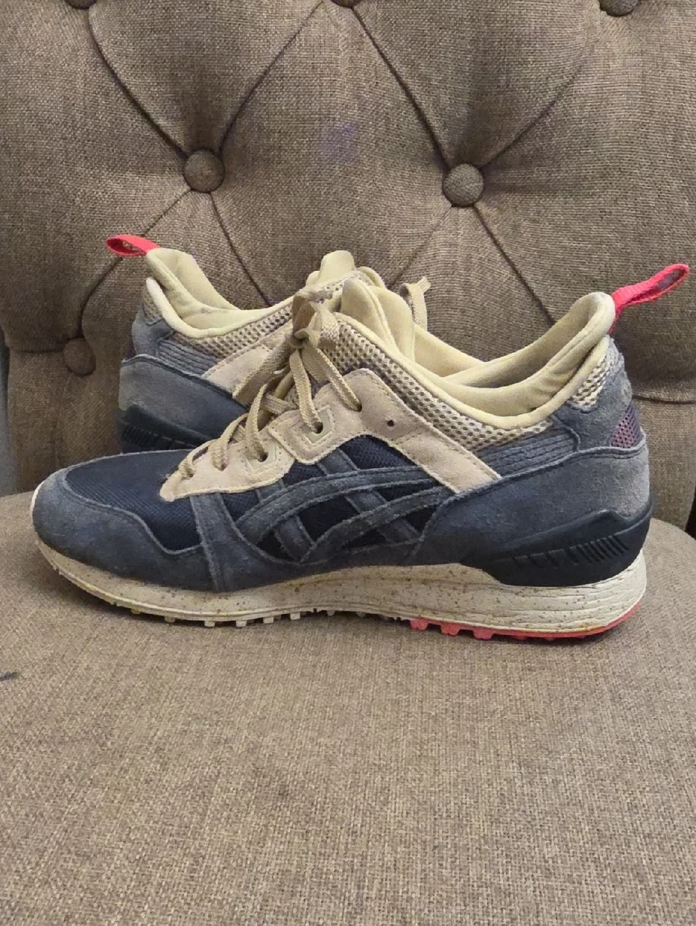 ASICS GEL-Lyte Women's Blue Suede Casual Sneaker